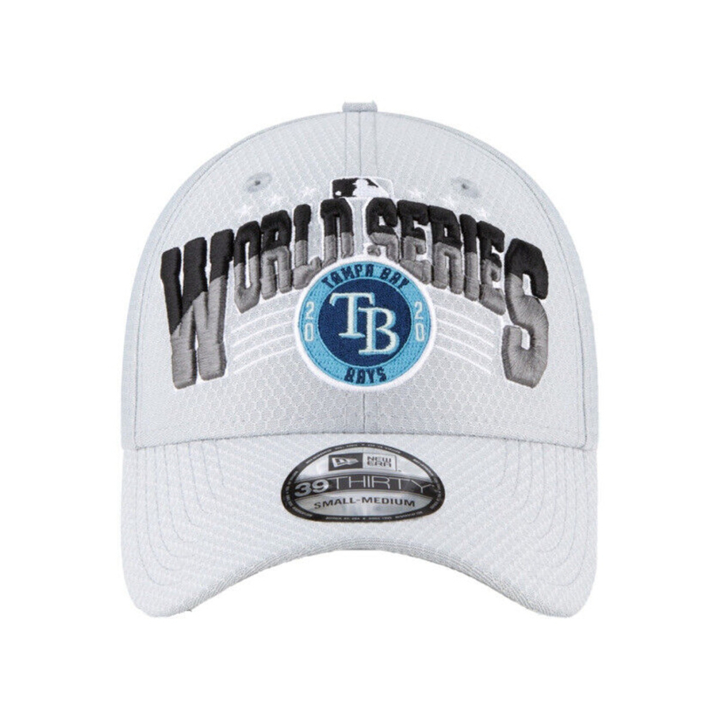 NEW TAMPA BAY RAYS New Era 39THIRTY 2020 World Series League Champs Locker F…